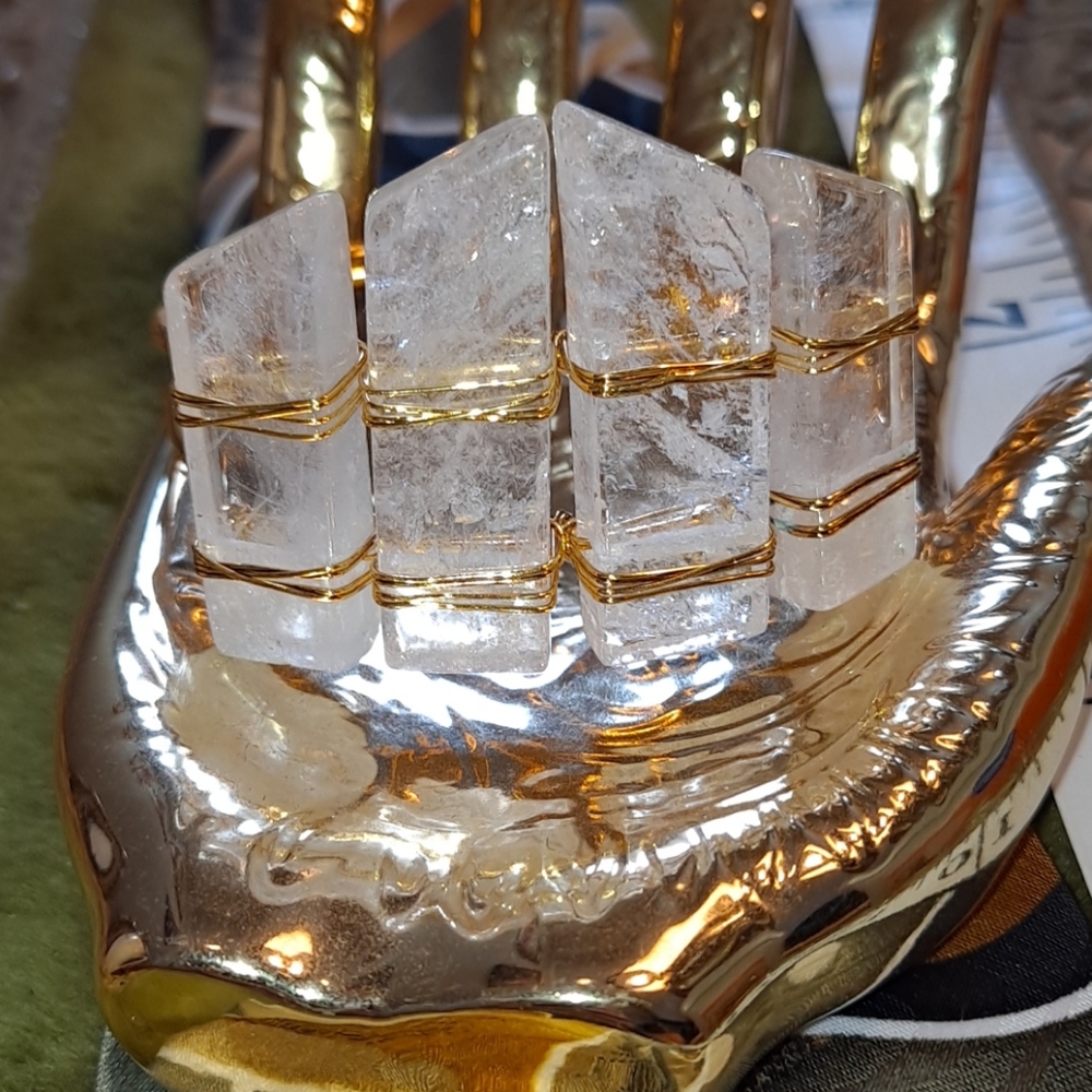 Crystal and Gold Bracelet